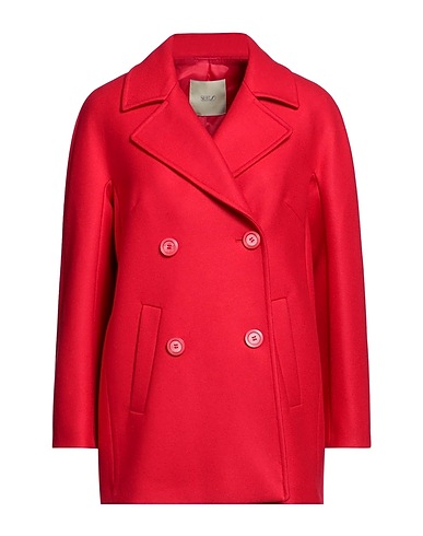 SEES INFINITELY WOMAN Cabanjacke & Zweireiher Rot 95% Wolle, 5% Andere Fasern