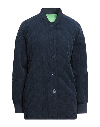 LOU LOU BELLE VILLE PARIS Shell jacket Midnight blue 100% Cotton, Polyester