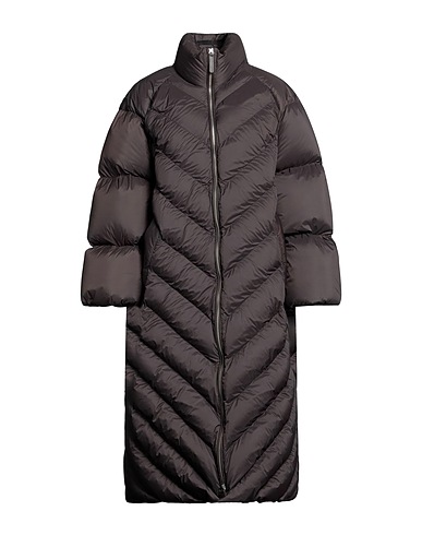 KHAITE Shell jacket Dark brown 100% Polyamide