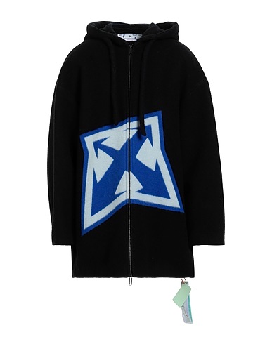 OFF-WHITE™ Coat Black 84% Wool, 16% Polyamide
