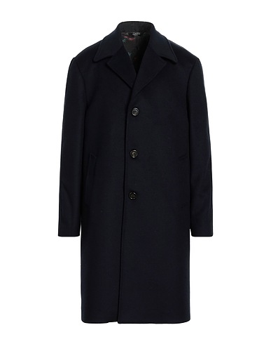 BOTTEGA MARTINESE Coat Midnight blue 65% Wool, 20% Polyester, 10% Cashmere, 5% Other Fibres