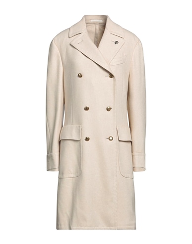 GABRIELE PASINI Coat Beige 60% Cashmere, 40% Polyester