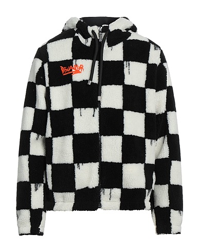 DISCLAIMER Teddy Coat Black 54% Acrylic, 46% Polyester