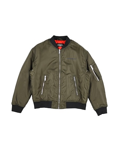 DSQUARED2 Bomber Military green 100% Nylon, Polyester, Elastane