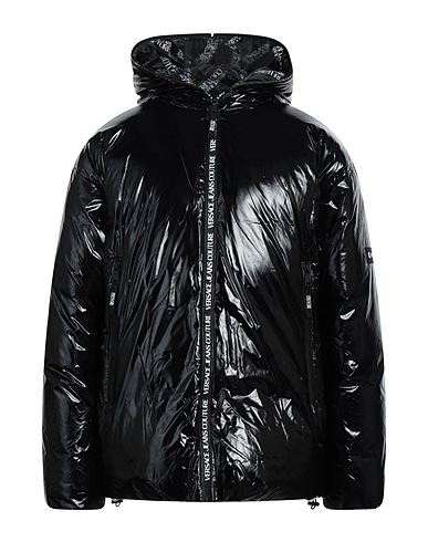 VERSACE JEANS COUTURE Shell jacket Black 100% Polyamide