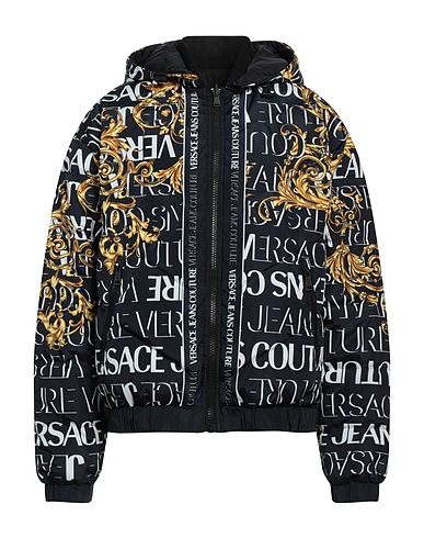 VERSACE JEANS COUTURE Piumino Nero 100% Poliestere