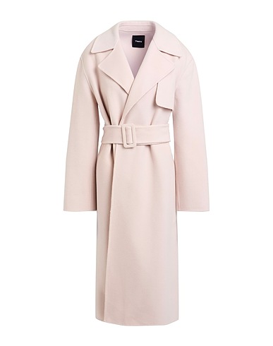 THEORY Coat Light pink 90% Wool, 10% Cashmere