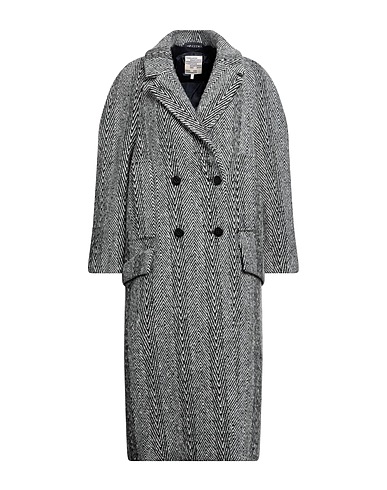 BAUM UND PFERDGARTEN コート ブラック ポリエステル 60% / ウール 40%