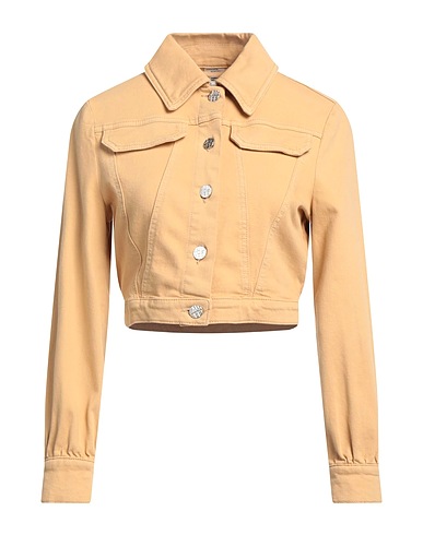 BAUM UND PFERDGARTEN Denim jacket Camel 99% Organic cotton, 1% Elastane