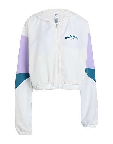 REEBOK Jacket UNITY WINDBREAKER
 White 100% Recycled polyester