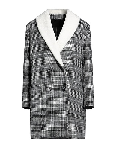 CHAPEAU Caban e doppio petto Grigio 65% Poliestere, 25% Acetato, 6% Altre Fibre, 4% Lana