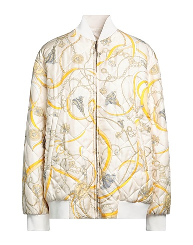 PUCCI Bomber Ivory 68% Viscose, 30% Polyamide, 2% Elastane, Silk