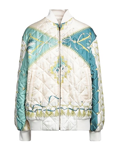 PUCCI Bomber Ivory 100% Silk, Viscose, Polyamide, Elastane