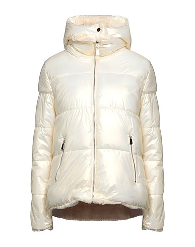 TOY G. Shell jacket Ivory 50% Polyurethane, 50% Polyamide