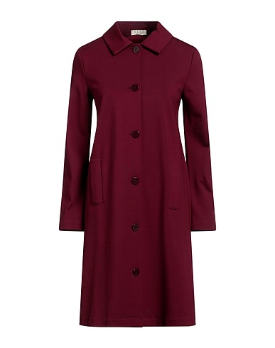 SIYU Full-length jacket Burgundy 65% Viscose, 30% Polyamide, 5% Elastane