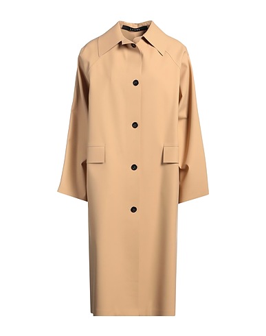 KASSL EDITIONS Full-length jacket Sand 52% Polyester, 48% Polyurethane