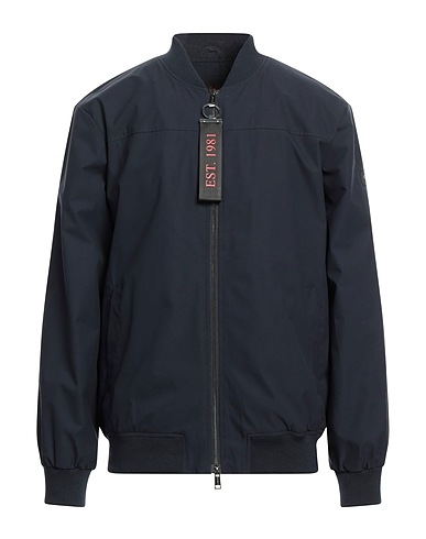 GUESS Bomber Navy blue 100% Polyester