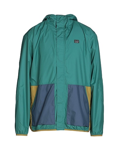 NEW BALANCE Jacket AT Woven Jacket 
 Emerald green 100% Recycled polyester