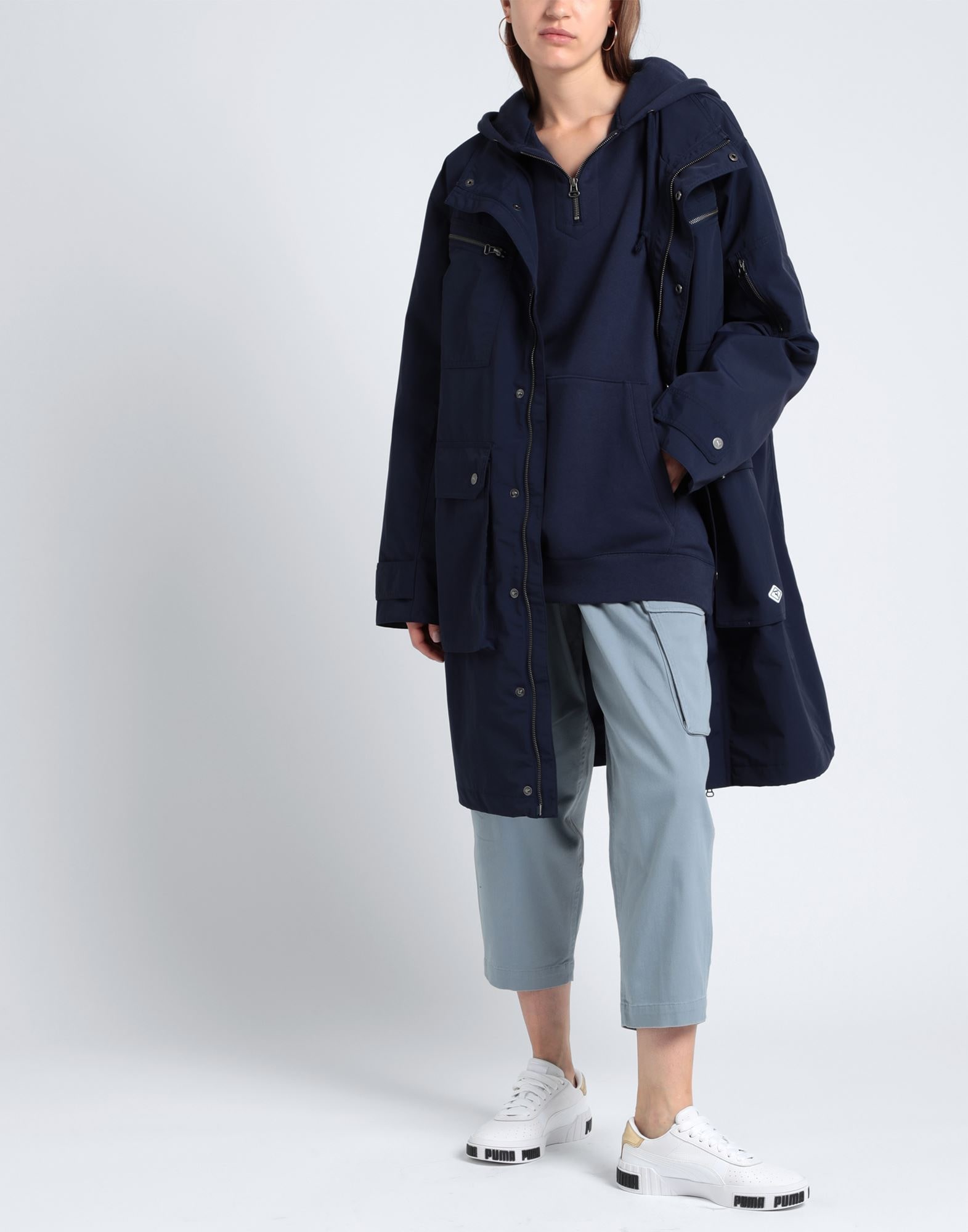 PUMA X NANAMICA Woven Coat | ライトコート ネイビー メンズ | YOOX