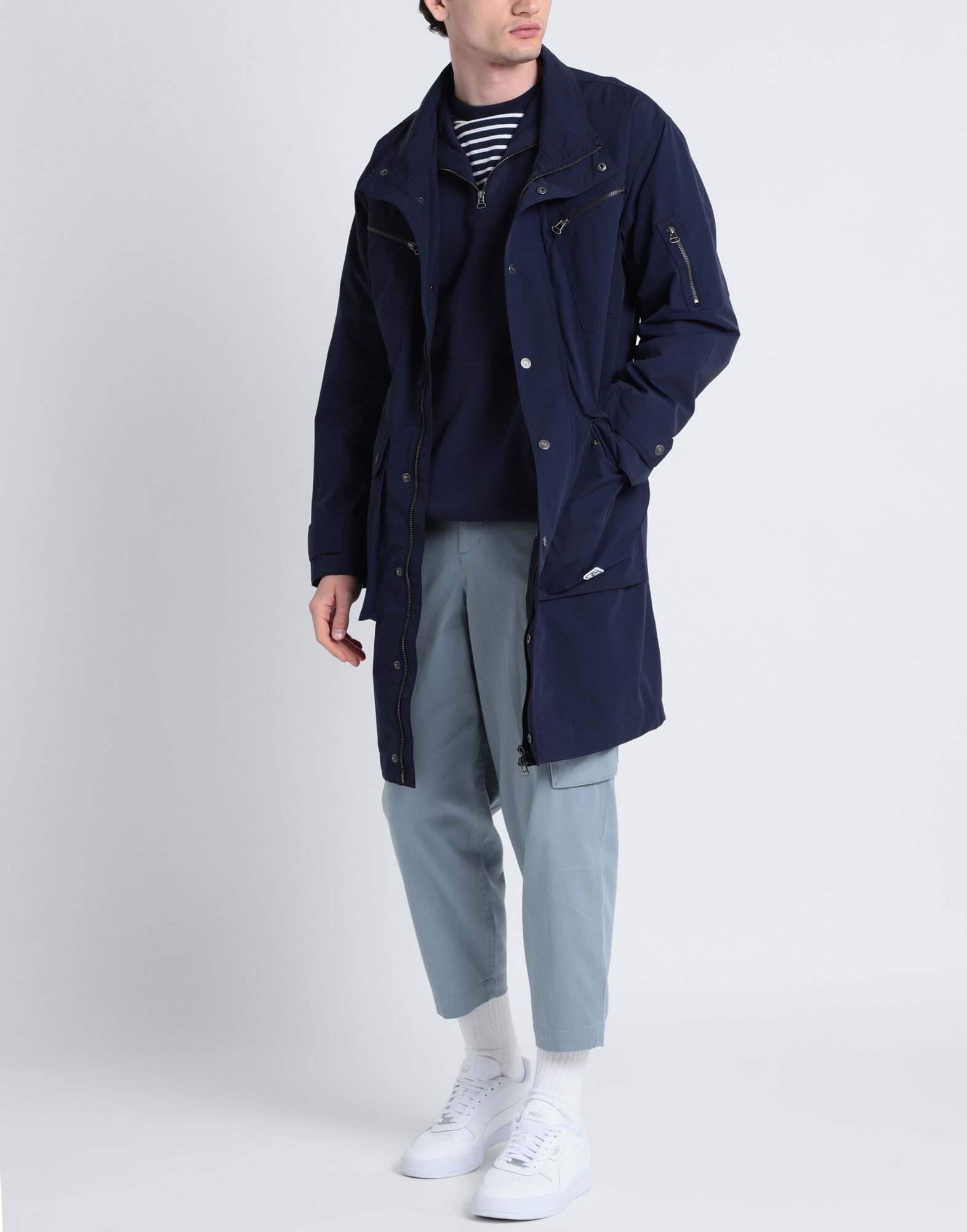 PUMA X NANAMICA Woven Coat | ライトコート ネイビー メンズ | YOOX