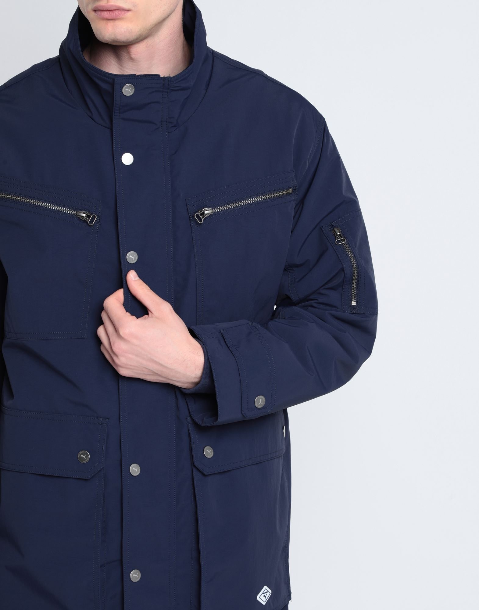 PUMA X NANAMICA Woven Coat | ライトコート ネイビー メンズ | YOOX