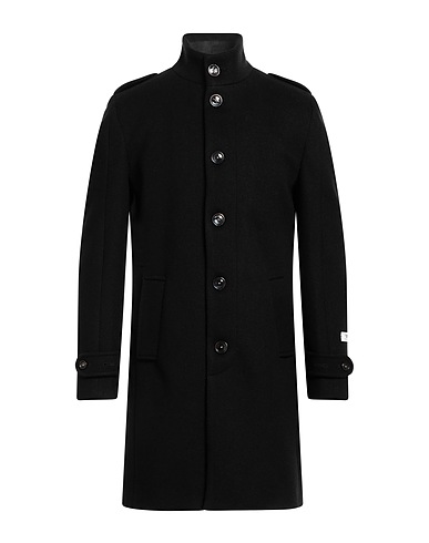 BERNA Cappotto Nero 100% Poliestere