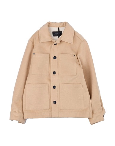 PAOLO PECORA Jacket Sand 90% Polyester, 8% Viscose, 2% Elastane