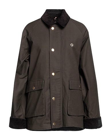 OTTOD'AME Jacket Dark brown 100% Cotton