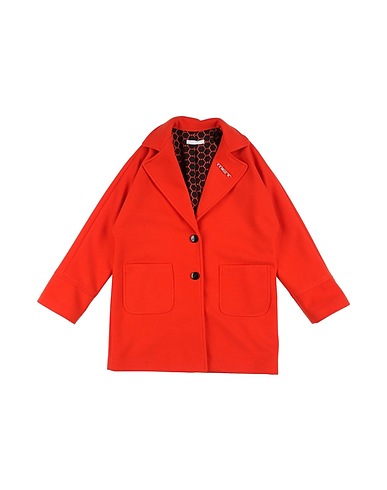 MET JEANS Cappotto Arancione 80% Acrilico, 20% Poliestere