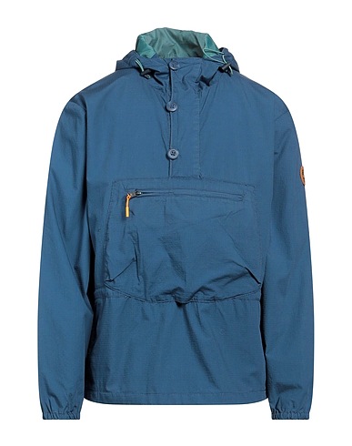 TIMBERLAND Jacket Slate blue 100% Cotton