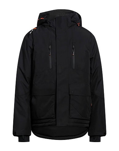 TIMBERLAND Jacke Schwarz 100% Polyester, Nylon, Polyurethan Beschichtet