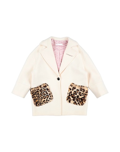 MET JEANS Cappotto Panna 100% Poliestere