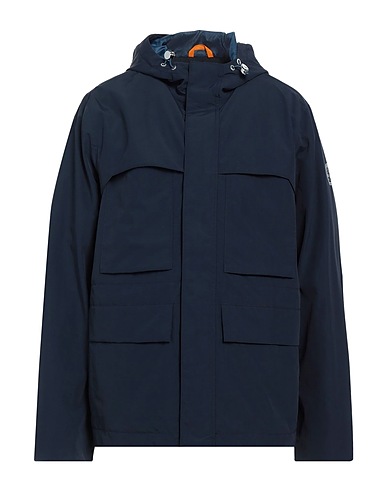 TIMBERLAND Jacket Midnight blue 100% Nylon, Polyurethane coated