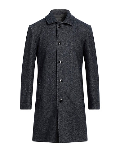OUT/FIT Coat Navy blue 49% Wool, 22% Acrylic, 21% Polyester, 8% Polyamide