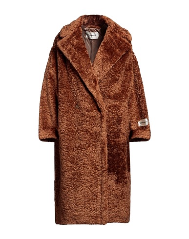 HINNOMINATE Teddy Coat Marrone 100% Poliestere