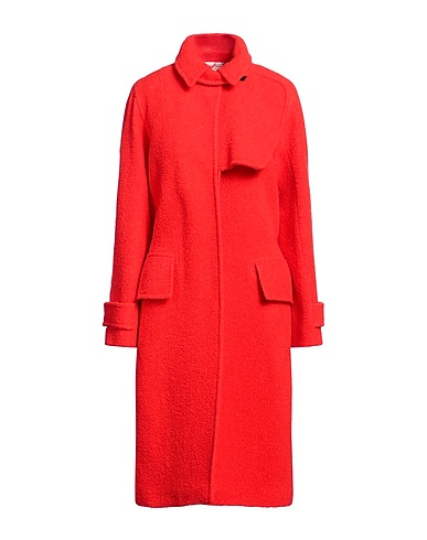 VICTORIA BECKHAM Coat Red 86% Virgin Wool, 14% Polyamide