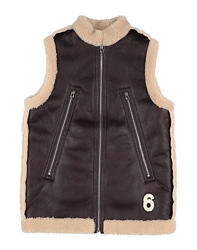 MM6 MAISON MARGIELA Teddy Coat Chocolate brown 100% Polyester