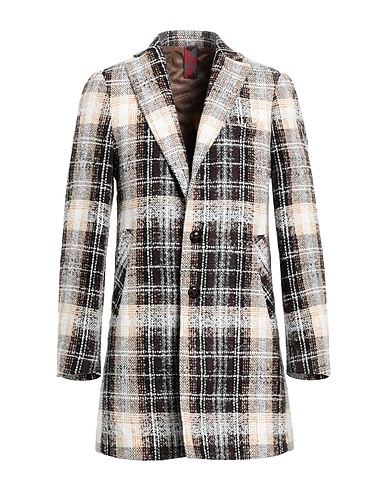 SEINSE Coat Brown 92% Polyester, 8% Cotton