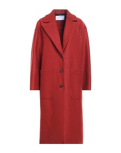 HARRIS WHARF LONDON Coat Brick 100% Virgin Wool