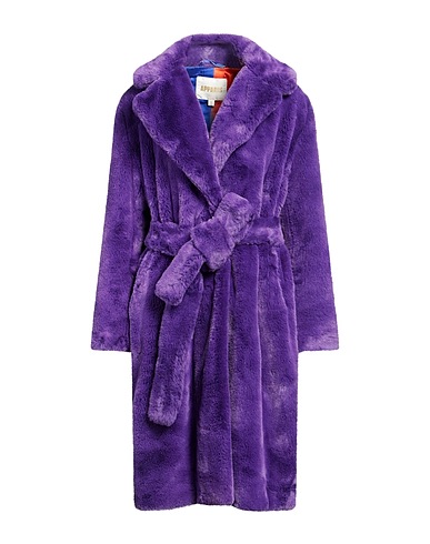 APPARIS Teddy Coat Purple 67% Polyester, 33% Synthetic fibers