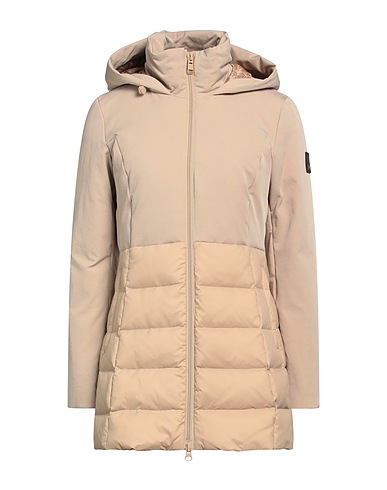 DEKKER Shell jacket Beige 91% Polyamide, 9% Elastane