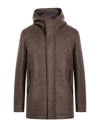 MANUEL RITZ Cappotto Khaki 38% Viscosa, 30% Acrilico, 16% Poliestere, 14% Lana Vergine, 2% Elastan