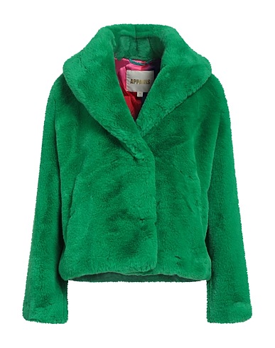 APPARIS COATS & JACKETS Green 67% Polyester, 33% Synthetic fibers, Recycled polyester