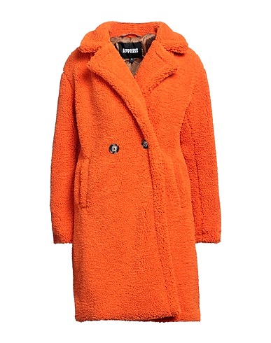 APPARIS Teddy Coat Orange 100% Polyester