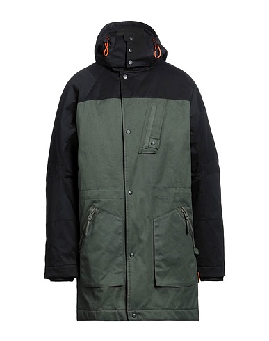 TIMBERLAND Coat Dark green 100% Recycled cotton