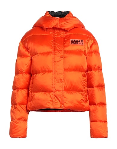 GAëLLE Paris Shell jacket Orange 55% Polyester, 45% Polyamide