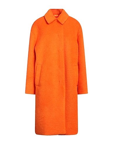 MANUEL RITZ Teddy Coat Orange 54% Acrylic, 46% Polyester, Cotton
