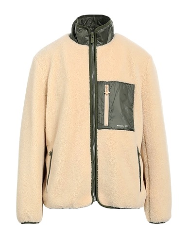 MANUEL RITZ Teddy Coat Beige 82% Poliestere, 18% Acrilico