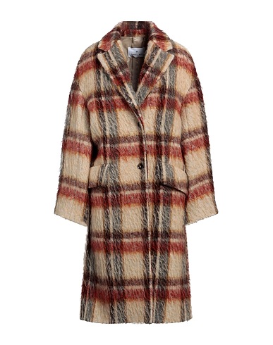 MANUEL RITZ Coat Sand 36% Wool, 29% Synthetic fibers, 22% Acrylic, 11% Alpaca wool, 2% Other Fibres