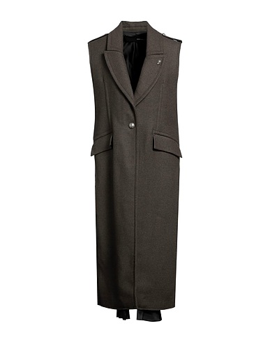 ISABEL BENENATO Coat Military green 70% Virgin Wool, 30% Polyamide